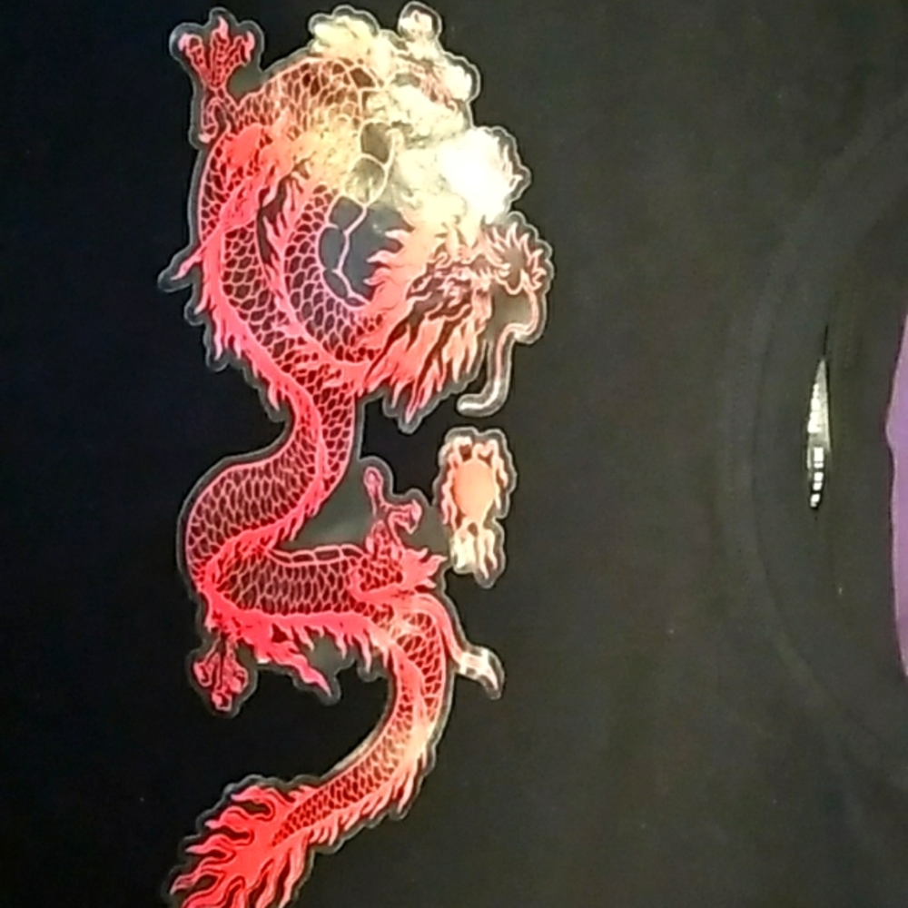 Black Red Dragon T-Shirt